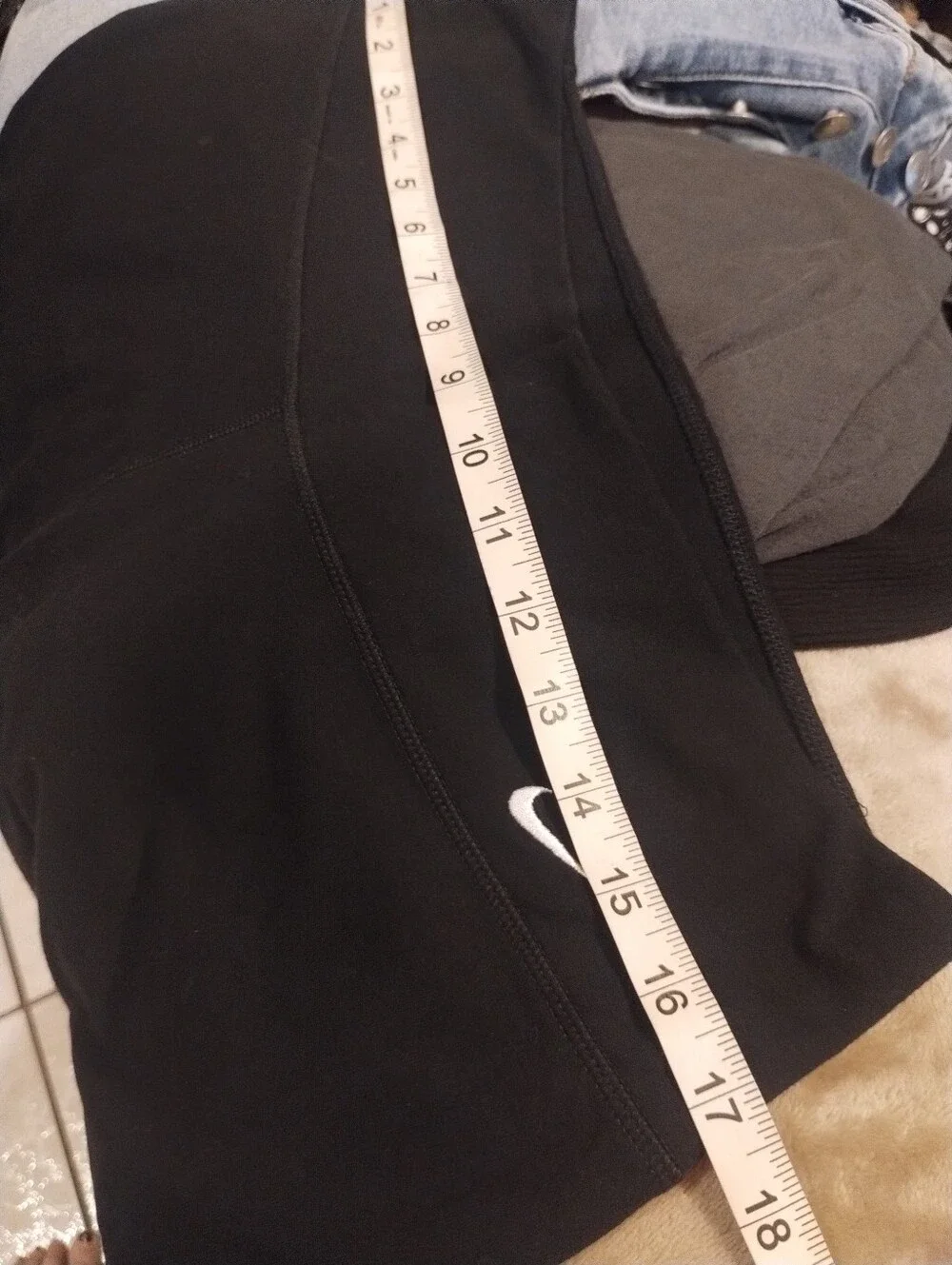 Nike  Black Boot cut  Athletic Pants Size Large